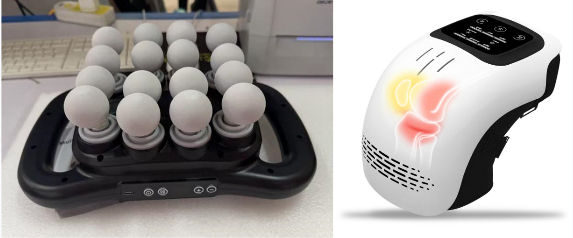 Muscle Relaxation Massager Multi-head Massage Gun Deep Tissue Body Fitness Muscle Electric Relax Massager For Back Shoulders Legs Foot 16 Heads